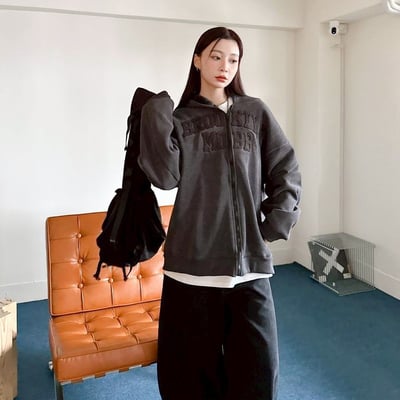 【現貨】BROOKLYN MOBB毛巾繡內絨毛外套8