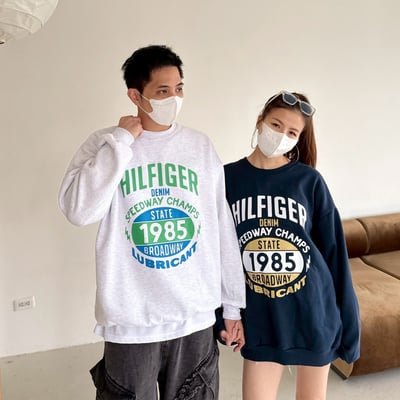 【現貨】1985美式標語刷毛大學T1