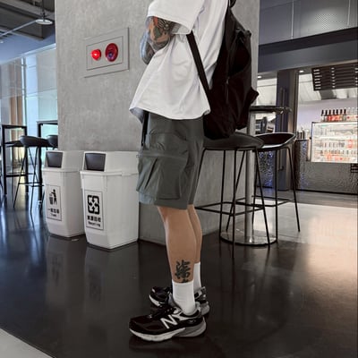 【現貨】質感古著抗撕裂機能短褲5