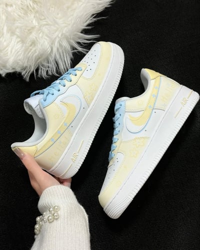 【訂製款】Nike Air Force 1 奶油晨藍6