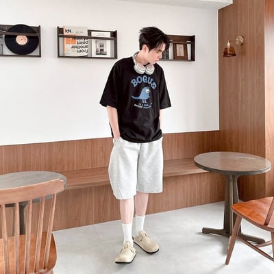 【現貨】BOGUS恐龍印花短T5