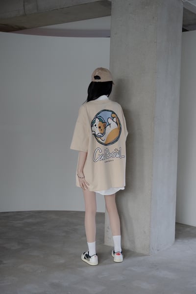 【現貨】CAT BOWL貓咪水缸印花短T10