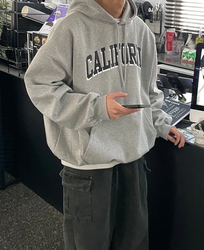 【現貨】CALIFORNIA簡約牛奶絨帽T3