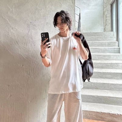 【現貨】cranky狗狗與熊熊插畫感短T8