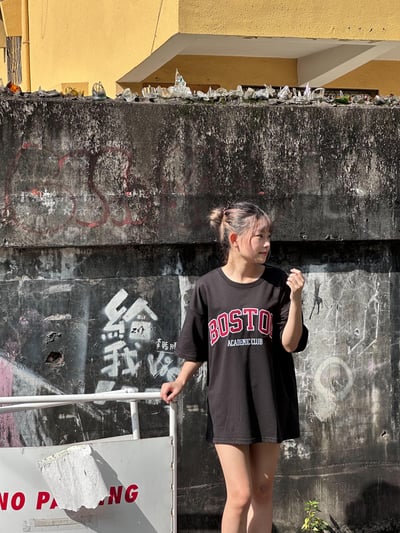 【熱銷款回歸現貨】BOSTON刺繡短T2