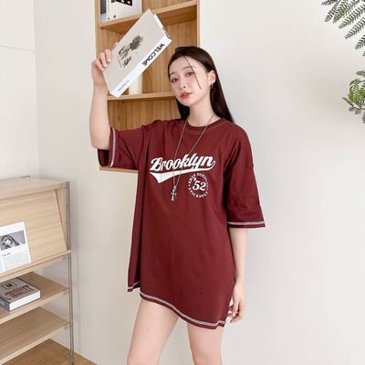 【SORONA® 涼感現貨】Brooklyn 52反車線造型印花短T6