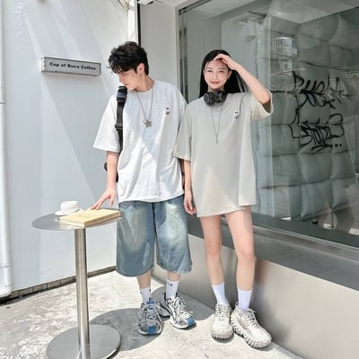 【四色同步隊服首選】手繪塗鴉印花短T7