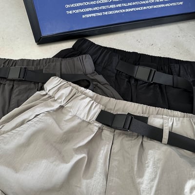 【小編極推夏日必帶款】雙口袋機能尼龍工裝短褲8