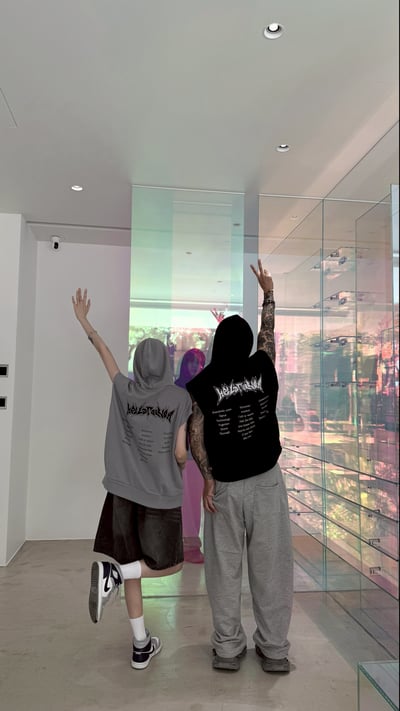 【潮流必拿現貨】街頭Y2K個性連帽短寬背心6