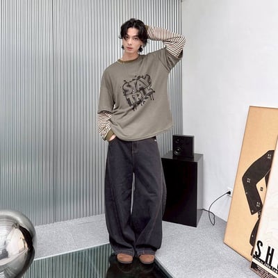 【現貨】STAY TRUE 噴漆華夫格印花短T4