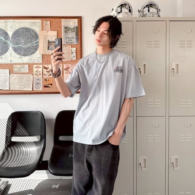 【現貨】CAT STRETCH貓咪伸展塗鴉感印花短T6