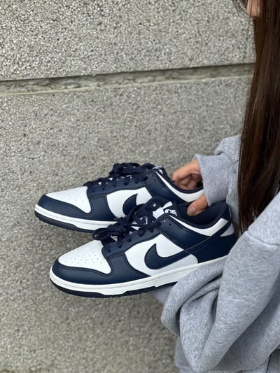 【驚喜補貨】Nike Dunk Low White Midnight Navy 2025 海軍藍｜HF5441-1073