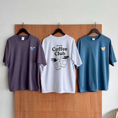 【現貨】咖啡俱樂部印花短T13