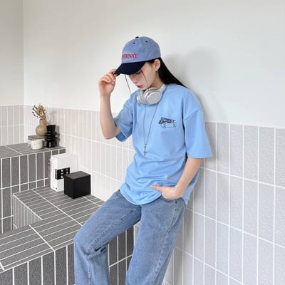 【小編自帶現貨】STREET滑板男孩短T5