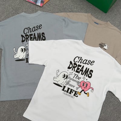 【現貨】Chase幽靈愛心印花短T12