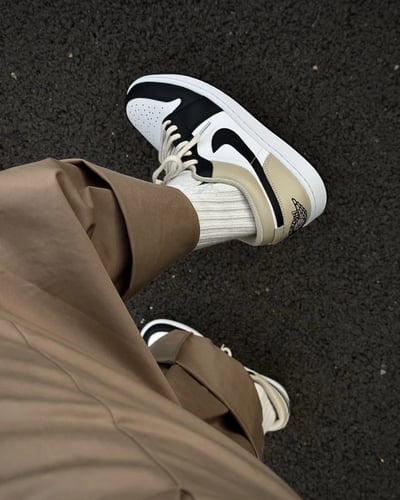 【現貨】Air Jordan 1 Low SE ”Black Toe Rattan“復古卡其｜553558-1533