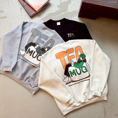 【現貨】TEA  MUG 咖啡杯大叔印花大學T1