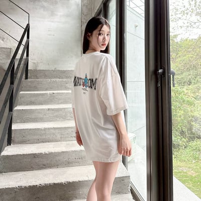 【現貨】WATER BOOM炸彈藍精靈印花短T9