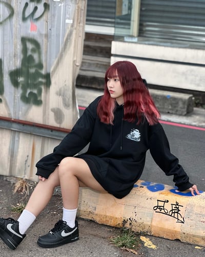 【現貨速發】小幽靈騎士牛奶絨帽T3