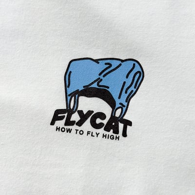 【現貨】FLYCAT袋子貓塗鴉短T10