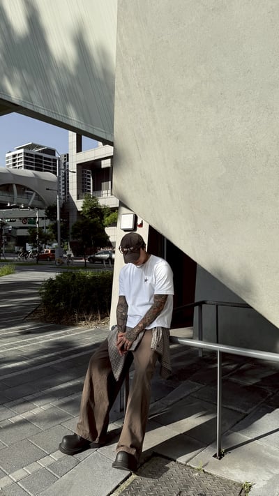 【現貨】百搭彎刀落地褲6