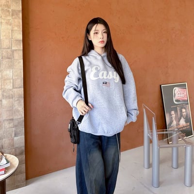 【現貨】Easy美國旗刺繡帽T5