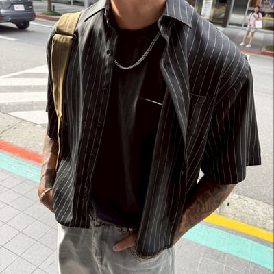 【簡約穿搭必備配件】鈦鋼金屬銀色項鍊4