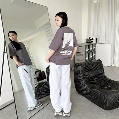 【現貨】SPACE太空人印花短T7