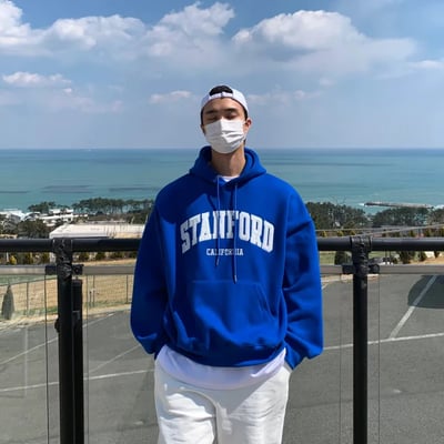 【現貨】STANFORD貼布繡重磅帽T3