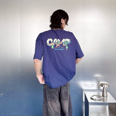 【現貨】Camp go places森林露營印花短T4