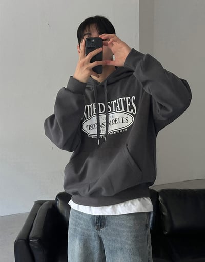 【現貨】圓標VISCO印花牛奶絨帽T2