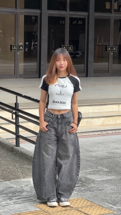 【粉絲限定!!!帥到沒對手】撞色賽車風三件套裝組5