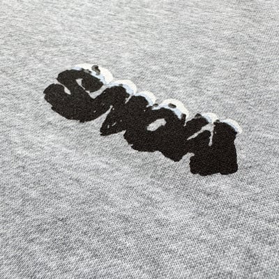 【現貨】SNOW雪人插畫感大學T11