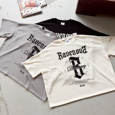 【現貨】Bauenous哥德字印花寬版短T14