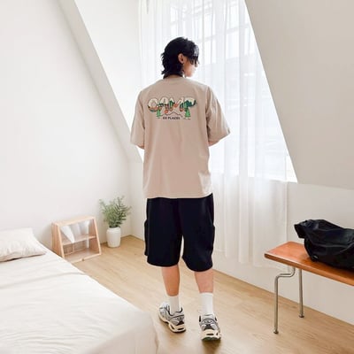 【現貨】Camp go places森林露營印花短T7