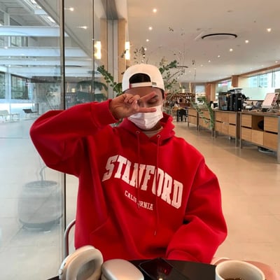 【現貨】STANFORD貼布繡重磅帽T6