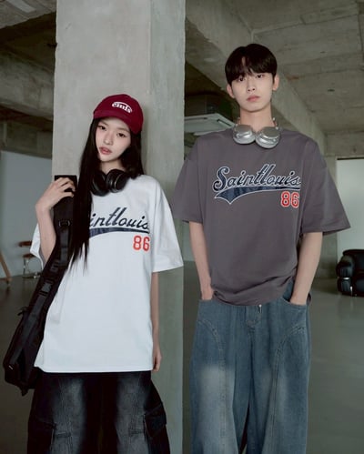 【現貨】Saintlouis86刺繡短T6