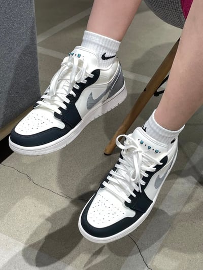 【新品發售】Nike Air Jordan 1 Low 白藍灰 綠松石｜IO2242-1014