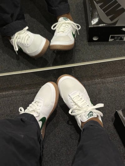 【現貨】NIKE W FIELD GENERAL 白綠 復古 皮革 膠底 休閒鞋｜FZ5593-1034