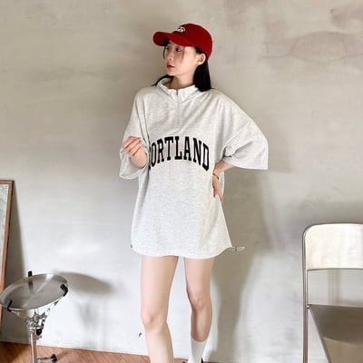 【現貨】CORTLAND立領刺繡休閒衛衣5