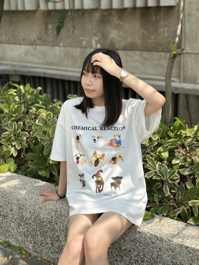 【超Q現貨】狗狗圖鑑印花短T1