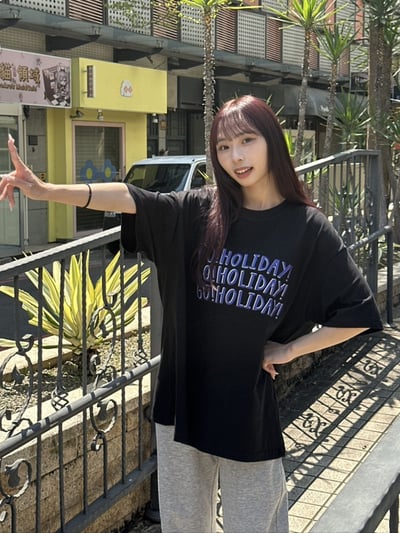 【出遊簡約風現貨】GO!HOLIDAY!短T5