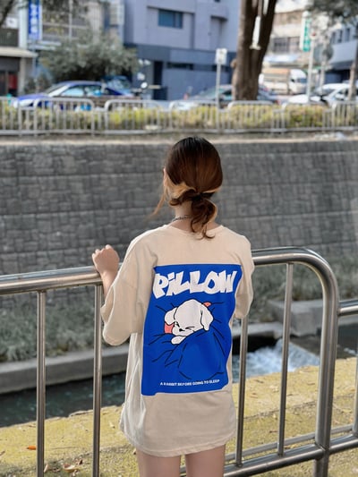 【現貨】PiLLOW 睡覺狗印花短T7