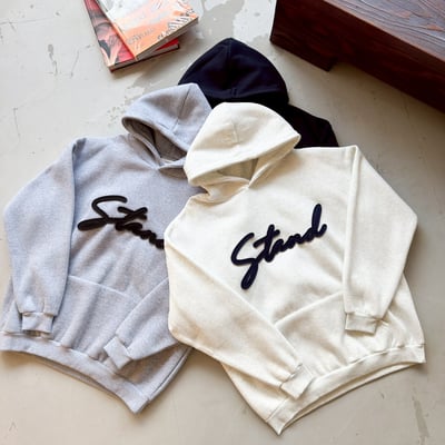 【現貨】stand立體貼布帽T12