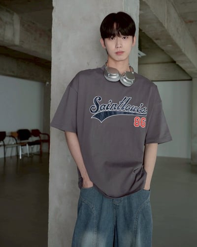 【現貨】Saintlouis86刺繡短T7
