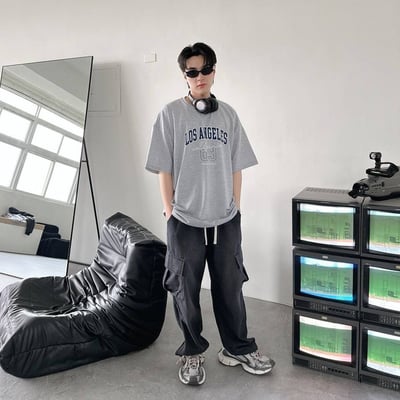 【現貨】LOS ANGELES 89 美式印花短T5