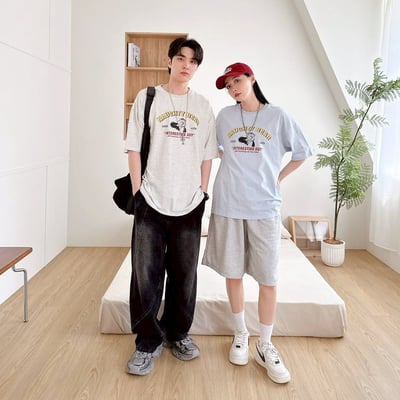 【現貨】NAUGHTY BEAR小熊畫家印花短T1