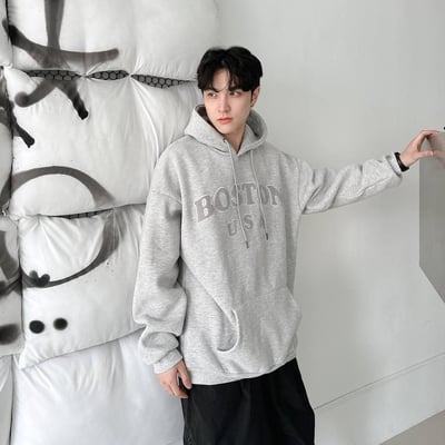 【現貨】BOSTON毛巾繡帽T6