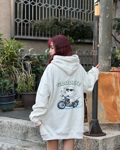 【現貨速發】小幽靈騎士牛奶絨帽T2