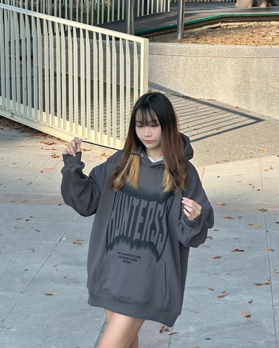 【現貨】幻影字母牛奶絨帽T6